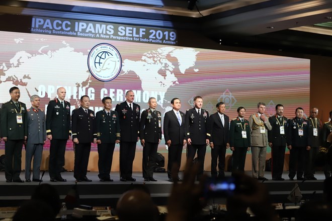 At the 11th Indo-Pacific Army Chiefs Conference (IPACC)in Bangkok, Thailand (Photo: VNA)