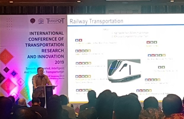 Research and Technology Minister Bambang Brodjonegoro opens the 2019 International Conference of Transportation Research and Innovation (Photo: jakartaglobe.id)