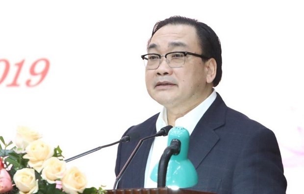  Secretary of the Hanoi municipal Party Committee Hoang Trung Hai (Photo: VNA)