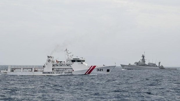 A ship of Indonesia Coast Guard. (Photo: thejakartapost.com)
