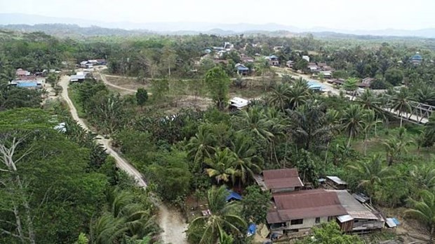 Small settlements dot Penajam District, North Penajam Paser, East Kalimantan, where the new capital will be constructed. (Photo: thejakartapost.com)