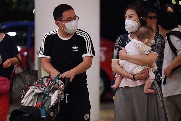 Guests at Shangri-La's Rasa Sentosa Resort & Spa. A person from China who is the first to test positive for the Wuhan virus in Singapore had stayed at the resort, said the Health Ministry. (Source: Strait Times)
