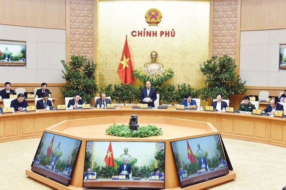 Prime Minister Nguyen Xuan Phuc at the meeting (Photo: SGGP)