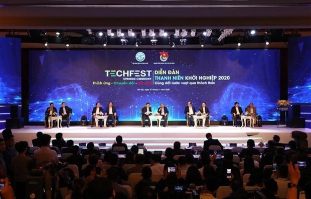 The Techfest Vietnam 2020 wraps up on November 29. (Photo: VNA)