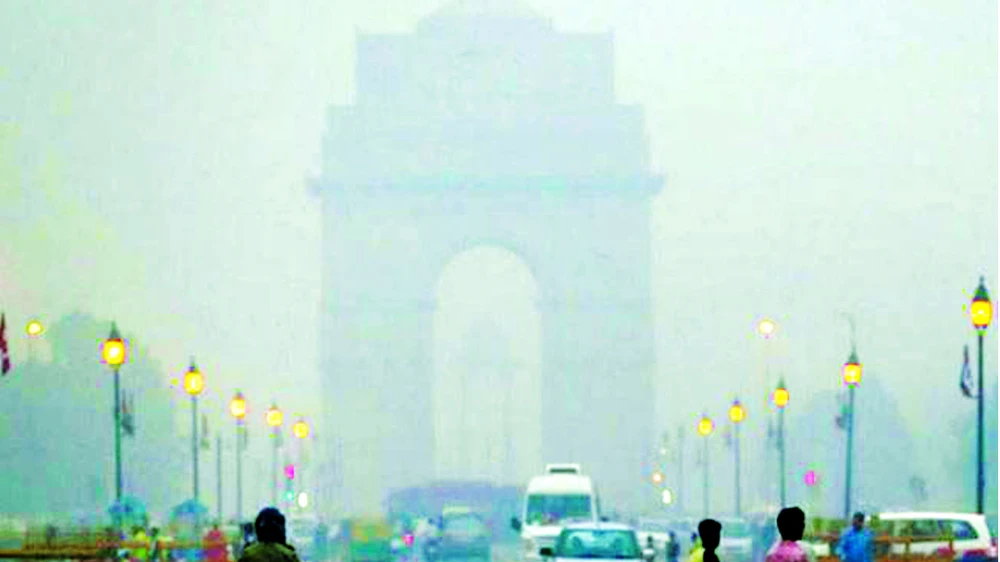 Ô nhiễm không khí ở thủ đô New Delhi 