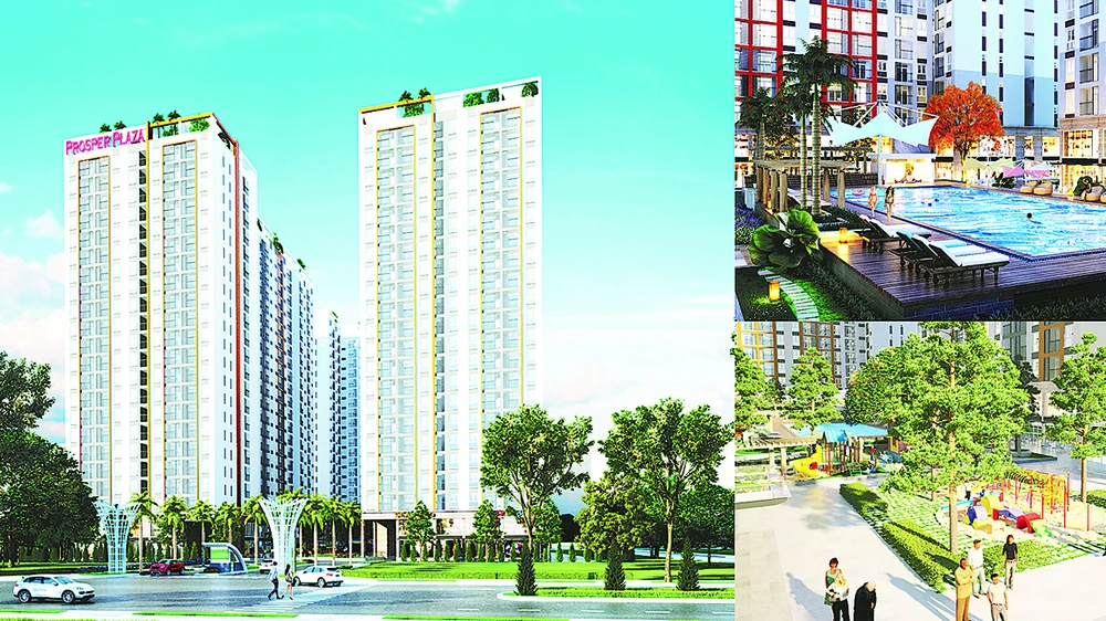 Phối cảnh tổng thể dự án Prosper Plaza