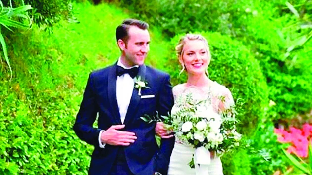 Ngôi sao Matthew Lewis làm đám cưới ở Italy