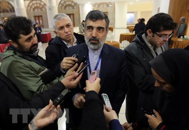 Người phát ngôn của Tổ chức Năng lượng Nguyên tử Iran (AEOI) Behrouz Kamalvandi. Ảnh: AFP/TTXVN