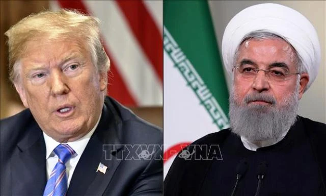 Tổng thống Mỹ Donald Trump (trái) và Tổng thống Iran Hassan Rouhani. Ảnh: AFP/TTXVN