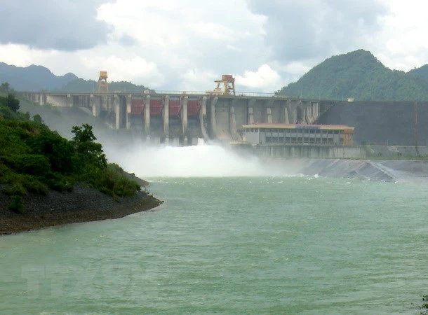 Hồ thủy điện Tuyên Quang. Ảnh: TTXVN