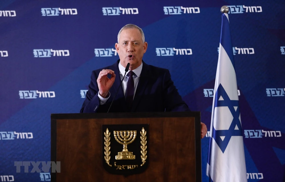 Chủ tịch Quốc hội Israel Benny Gantz. Ảnh: THX/TTXVN
