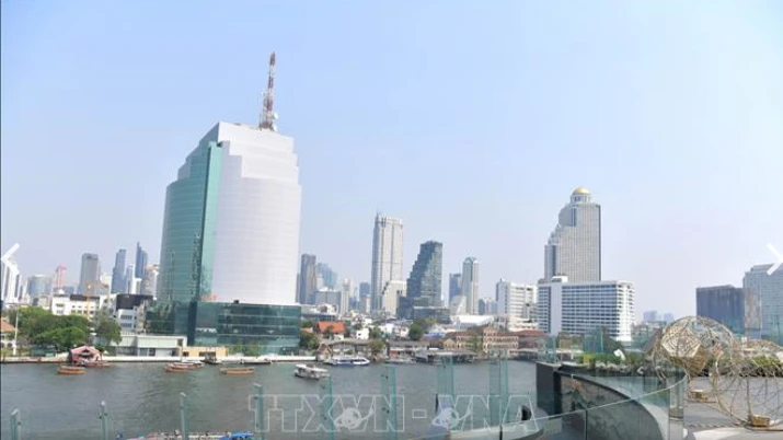 Sông Chao Phraya. chảy qua thủ đô Bangkok của Thái Lan. Ảnh TTXVN