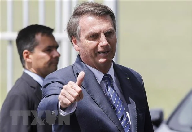 Tổng thống Brazil Jair Bolsonaro. Ảnh: AFP/TTXVN