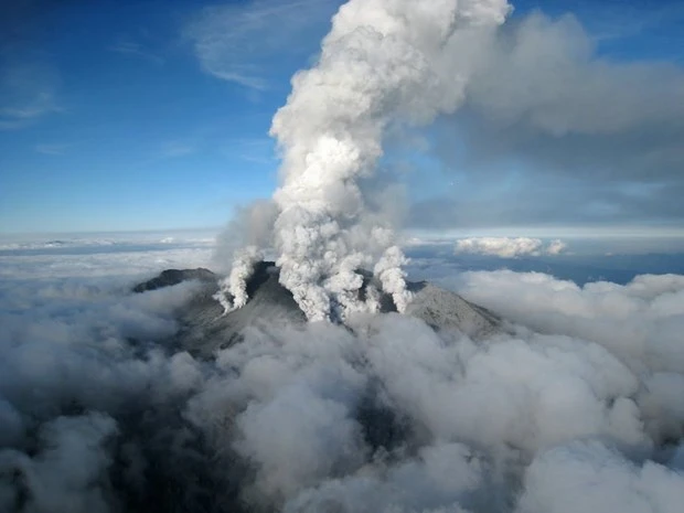 Núi lửa Otake. Nguồn: EPA