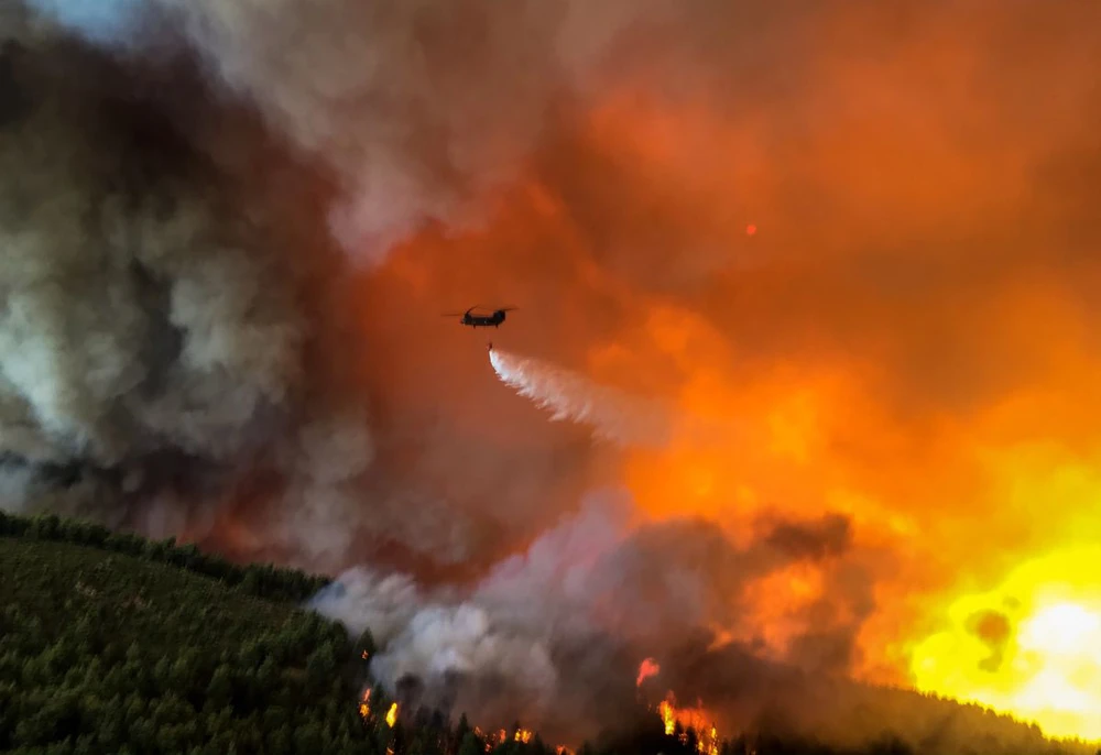 Cháy rừng tại Hy Lạp