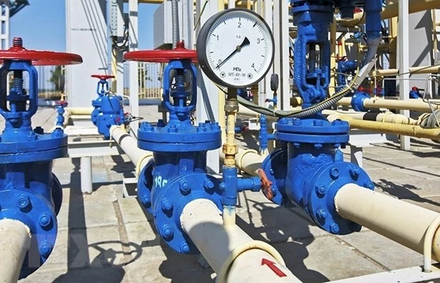 Hệ thống đường ống dẫn khí đốt của Tập đoàn Gazprom (Nga). Ảnh: EPA/TTXVN