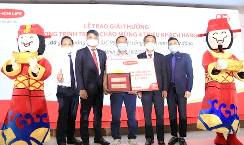Dai-Ichi Life Việt Nam trao thưởng chương trình tri ân chào mừng 4 triệu khách hàng