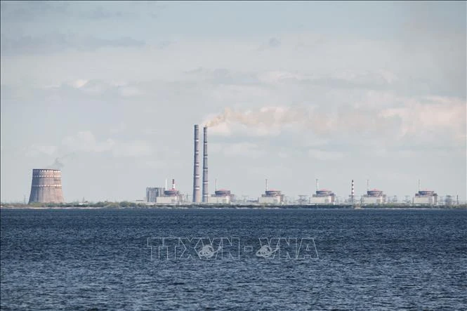Nhà máy điện hạt nhân Zaporizhzhia. Ảnh: AFP/TTXVN