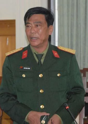 Ông Trần Đình Phòng, nguyên Chỉ huy trưởng Bộ Chỉ huy Quân sự tỉnh Thừa Thiên – Huế
