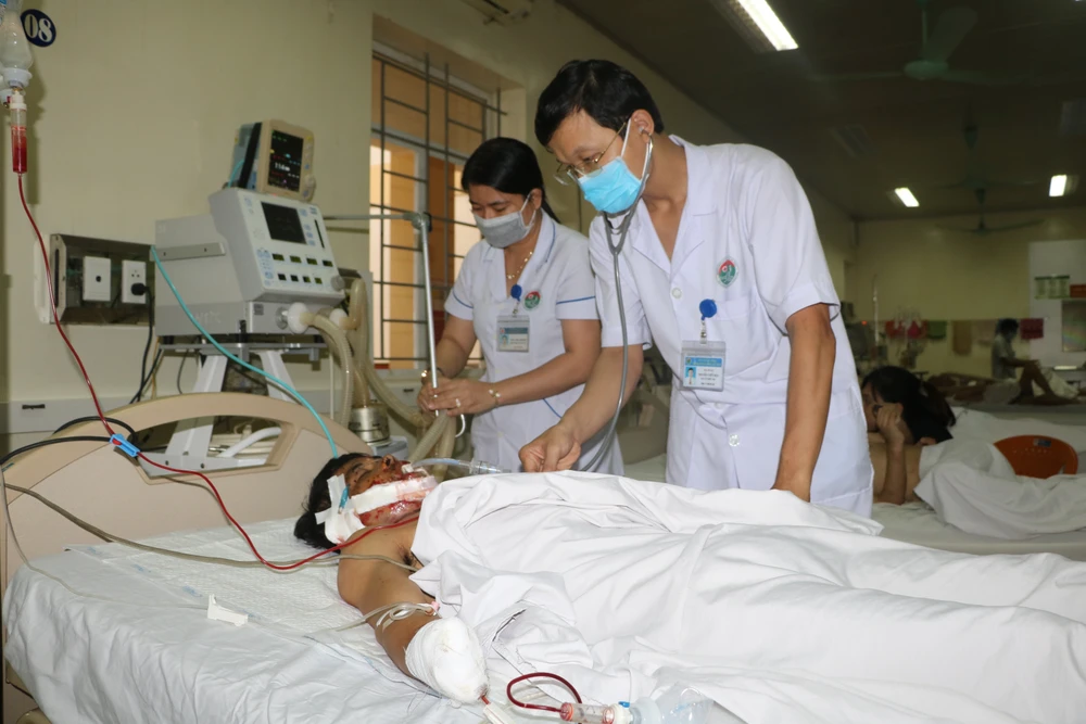 Bệnh nhân S. đã qua cơn nguy kịch và đang được điều trị, theo dõi tại Bệnh viện Đa khoa tỉnh Hà Tĩnh