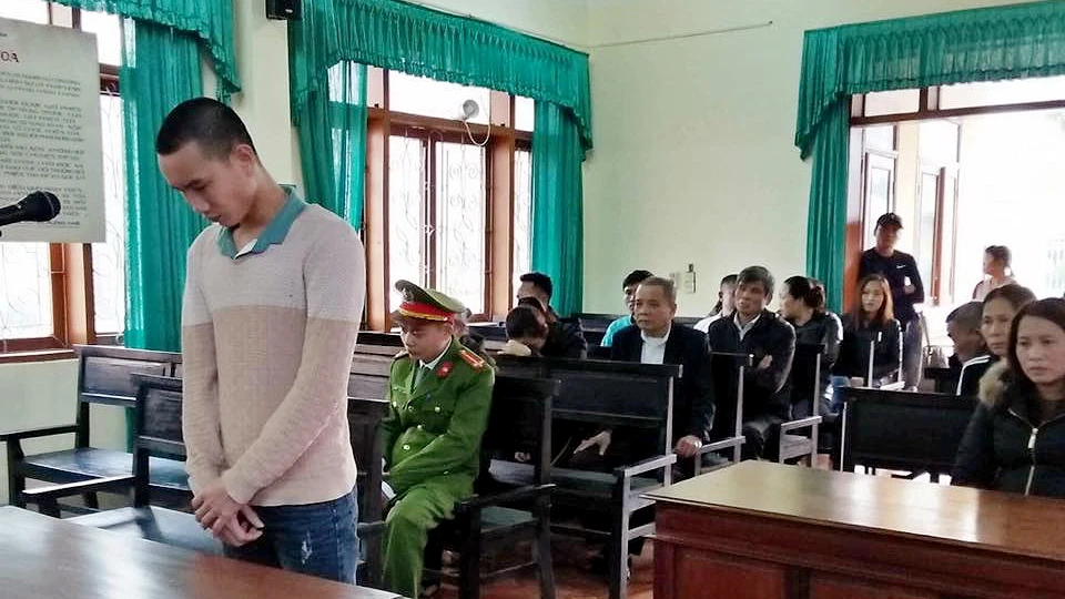 Bị cáo Hoàng Xuân Hải tại phiên tòa