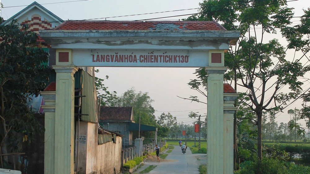 Làng K130 ở xã Tiến Lộc, huyện Can Lộc, tỉnh Hà Tĩnh