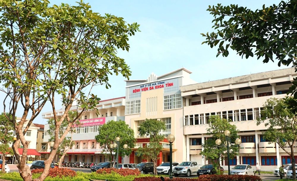 Một góc Bệnh viện Đa khoa tỉnh Hà Tĩnh 