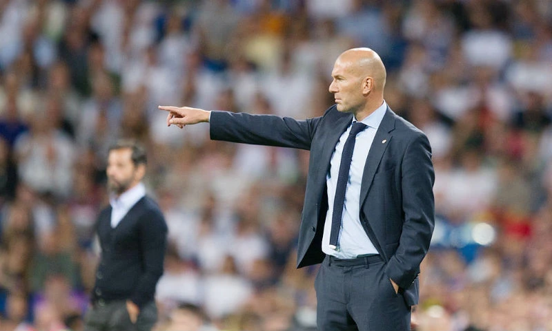 HLV Zidane có thể làm thuyền trưởng tuyển Pháp trong tương lai. Ảnh: Getty Images