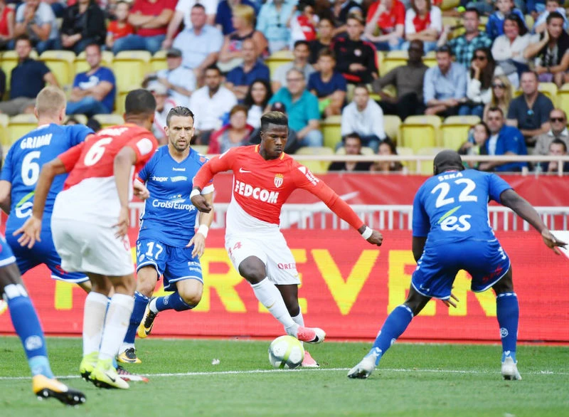 Keita Balde (giữa) có thể thay thế vị trí của Radamel Falcao trong đội hình của AS Monaco. Ảnh: Getty Images 