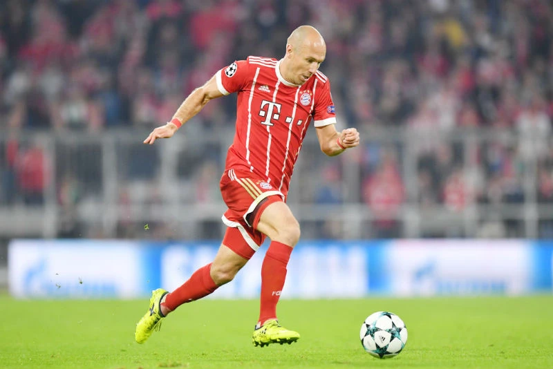 Nếu xuất trận, Arjen Robben sẽ tiếp quản băng đội trưởng từ tay của Thomas Mueller. Ảnh: Getty Images 