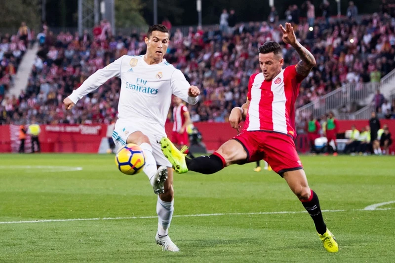 Ronaldo và đồng đội chơi cực tệ trước Girona. Ảnh: Getty Images
