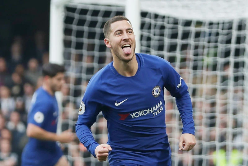 Eden Hazard tiếp tục chói sáng cùng Chelsea. Ảnh: Getty Images 