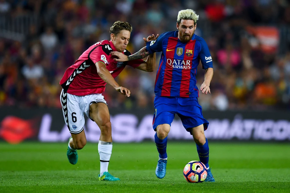 Messi và đồng đội được dự đoán không quá khó vượt qua Deportivo. Ảnh: Getty Images