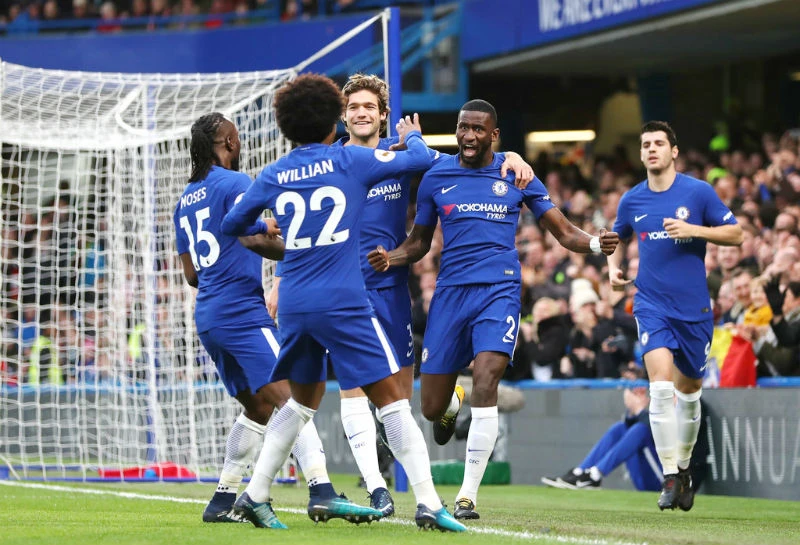 Chelsea mở “hội bàn thắng” tại Stamford Bridge ở ngày cuối cùng của năm. Ảnh: Getty Images 
