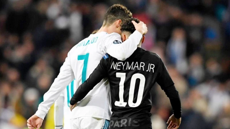 Neymar được định giá gấp 4 lần Ronaldo. Ảnh: Getty Images.