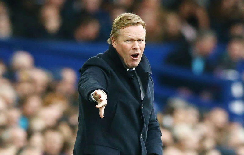 HLV Ronald Koeman sẽ gác lại nỗi thất vọng ở Everton cho khởi đầu mới. Ảnh: Getty Images 