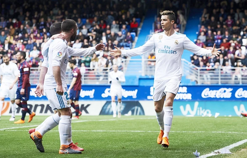 Ronaldo và Carvajal (2) đều được CIES chấm điểm cao. Ảnh: Getty Images
