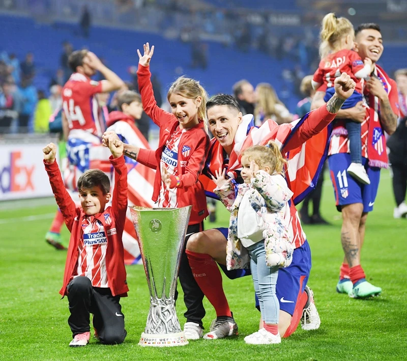 Torres sẽ chia tay Atletico sau chức vô địch Europa League. Ảnh: Getty Images