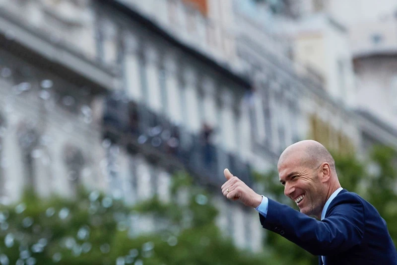 Zidane sẽ sớm quay trở lại nghiệp huấn luyện. Ảnh Getty Images.