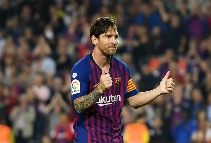 Lionel Messi tỏa sáng cùng Barca, nhưng vẫn nói không với tuyển Argentina. Ảnh: Getty Images 