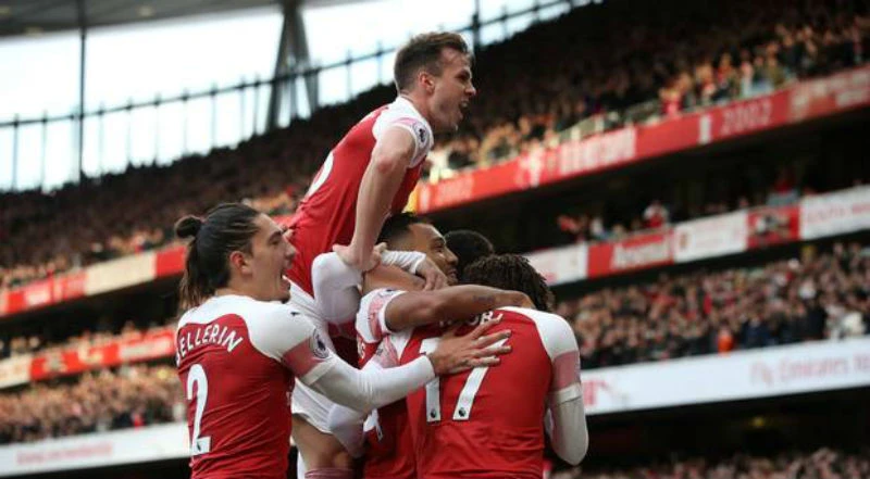 Arsenal sau niềm vui chiến thắng derby là chuyến làm khách khó khăn ở Man.United. Ảnh: Getty Images 