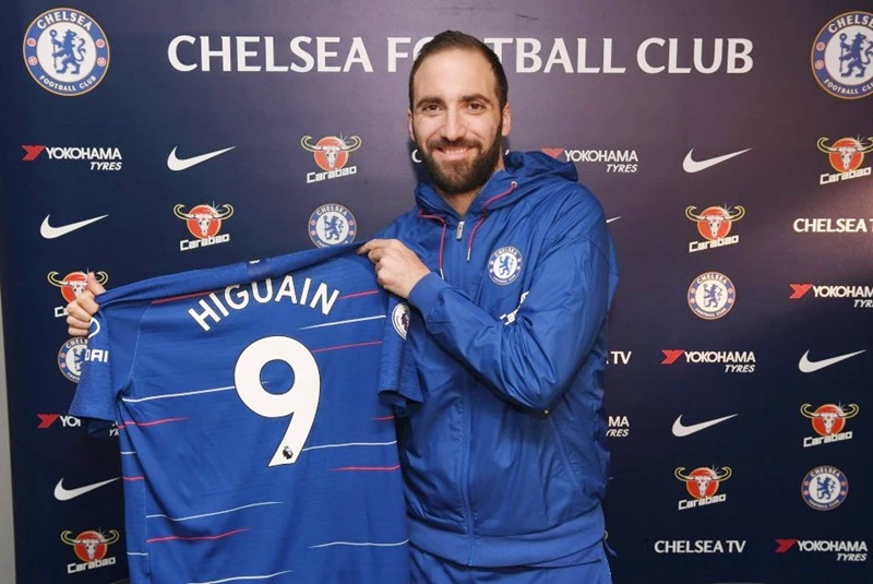 Gonzalo Higuain hy vọng là giải phát tốt cho hàng công của Chelsea. Ảnh: The Sun