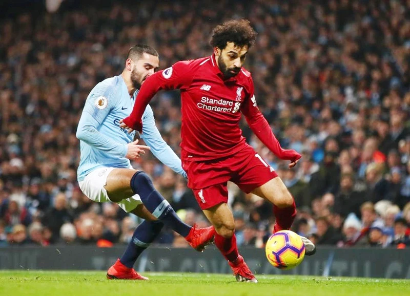 Với Mohamed Salah, vượt qua Man.City ở Premier League là ưu tiên số 1. Ảnh: Getty Images 