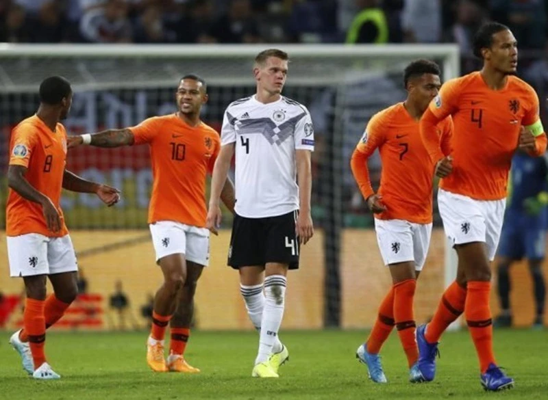 Hà Lan đã xuất sắc đòi nợ trên sân tuyển Đức. Ảnh: Getty Images 