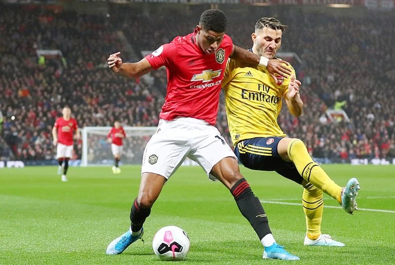 Man.United đã để Arsenal chia điểm trong thất vọng. Ảnh: Getty Images