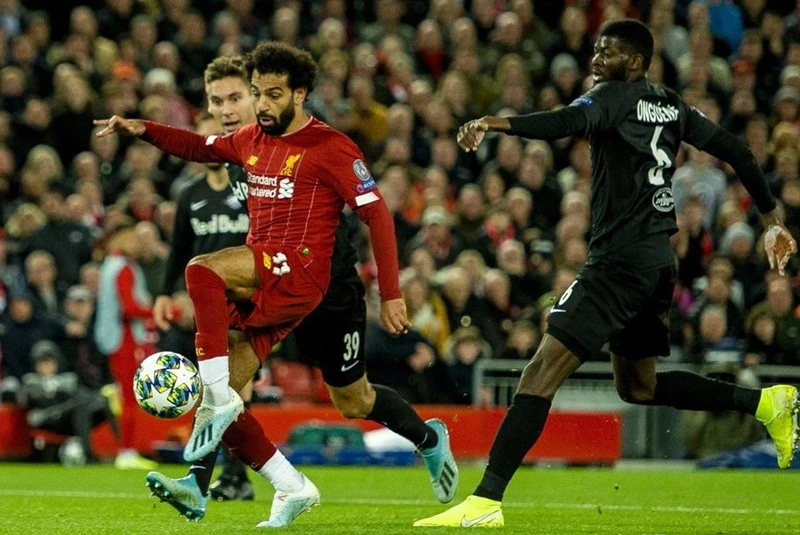 Mohamed Salah đã tỏa sáng kịp lúc để giải cứu Liverpool. Ảnh: Getty Images