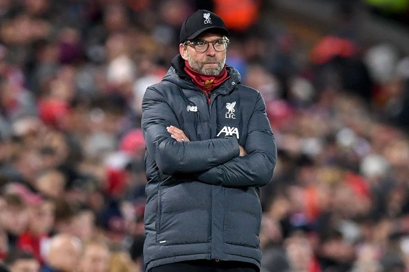 HLV Jurgen Klopp và Liverpool có thể rút khỏi tứ kết Cúp Liên đoàn. Ảnh: Getty Images 