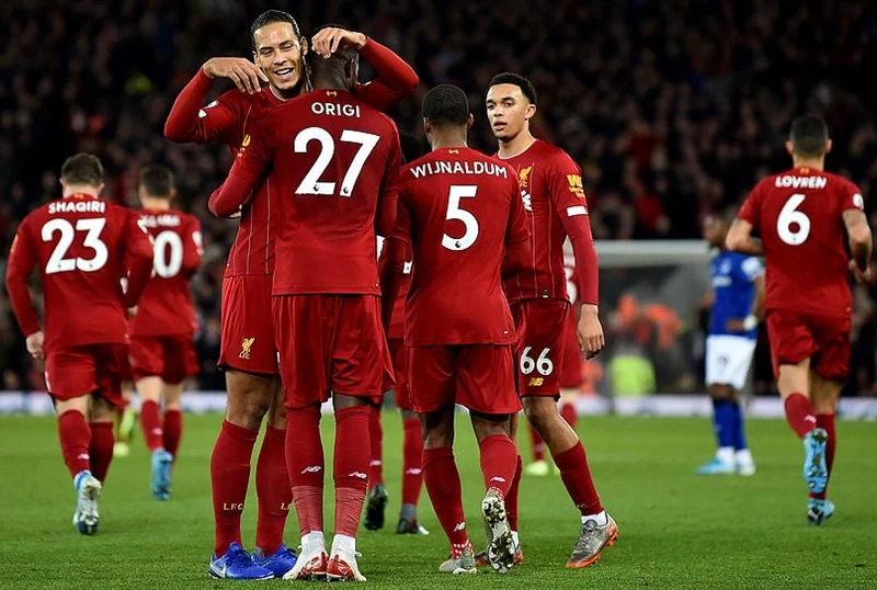 Liverpool vẫn đang cho thấy sức mạnh của tân vương. Ảnh: Getty Images