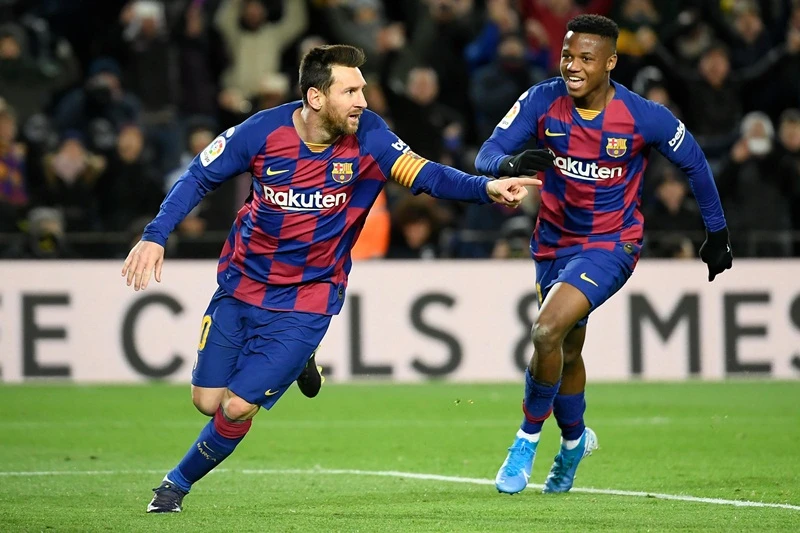 Vẫn là Lionel Messi mang về chiến thắng cho Barcelona. Ảnh: Getty Images 