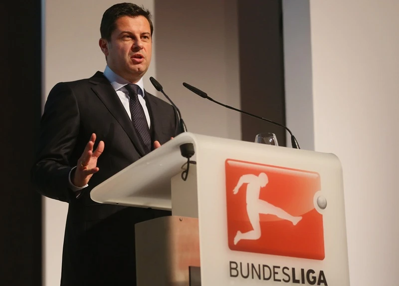 Chủ tịch DFL, Christian Seifert thận trọng trong mục tiêu đưa bóng đá Đức trở lại. Ảnh: Getty Images 